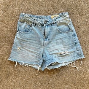 Denim jean shorts